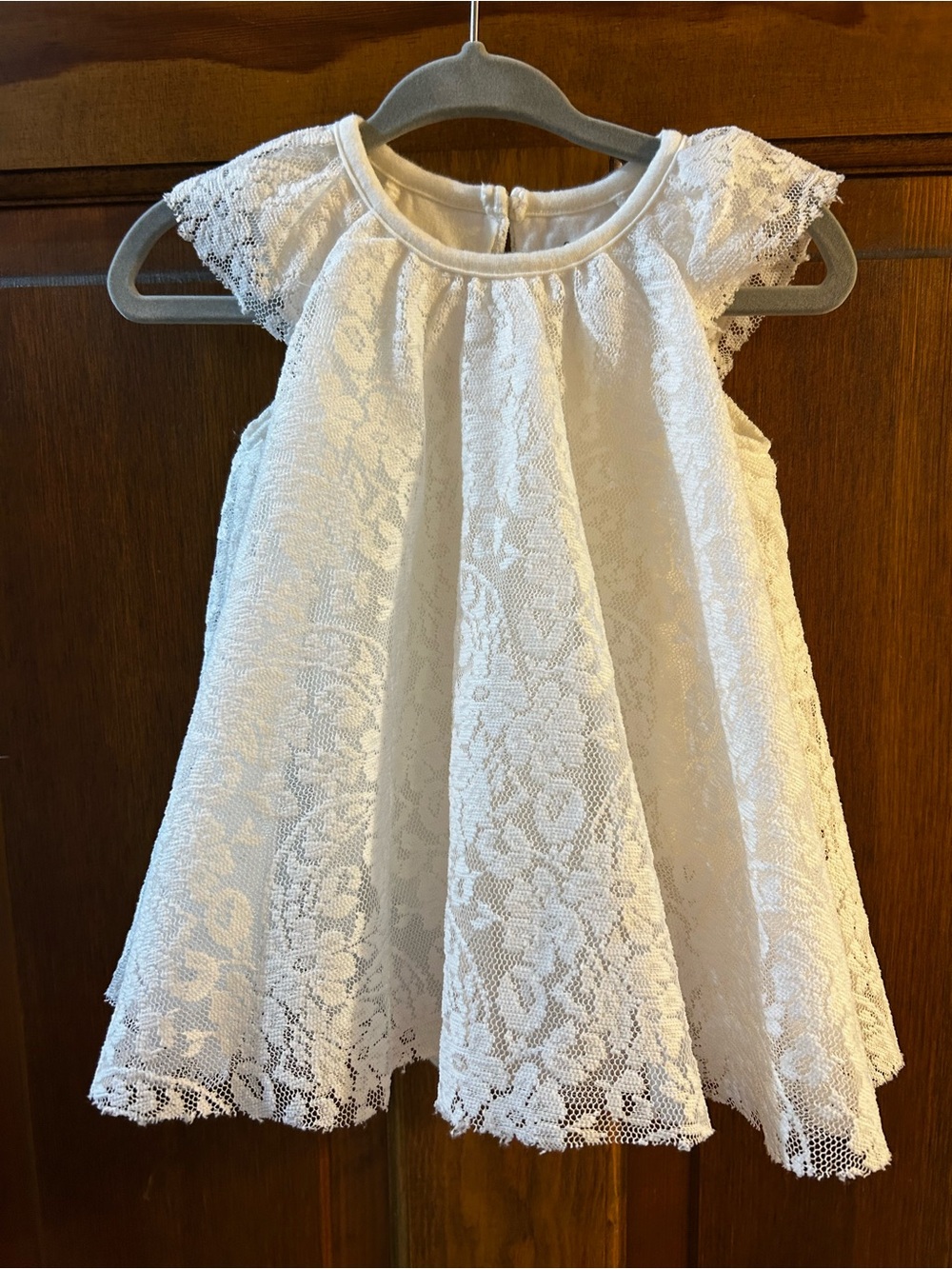 Baby Starters White Lace Infant Dress
